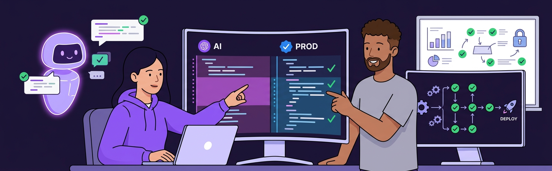 Banner for AI Coding Assistants in Production: Using Them Without Lowering Quality