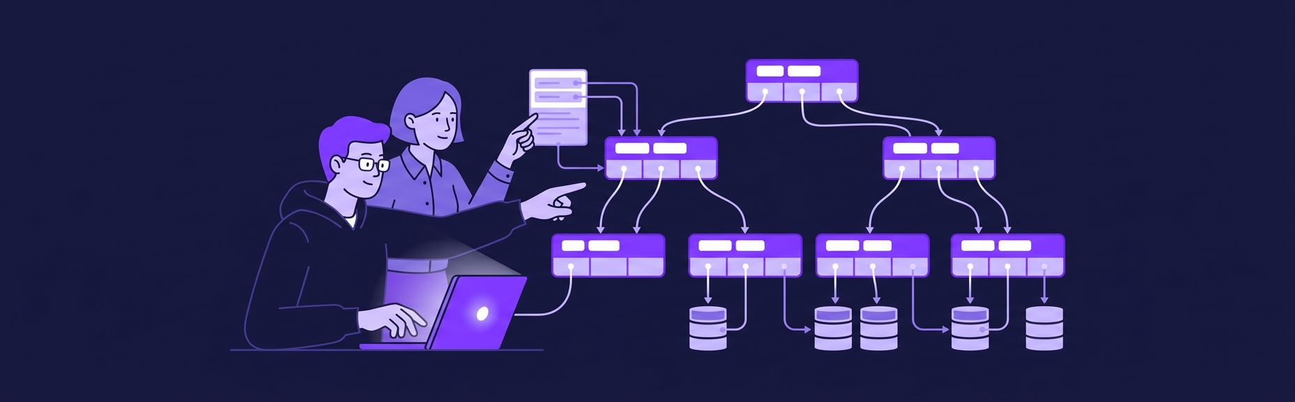 Banner for B-Trees: The Data Structure Hiding in Every Database Index