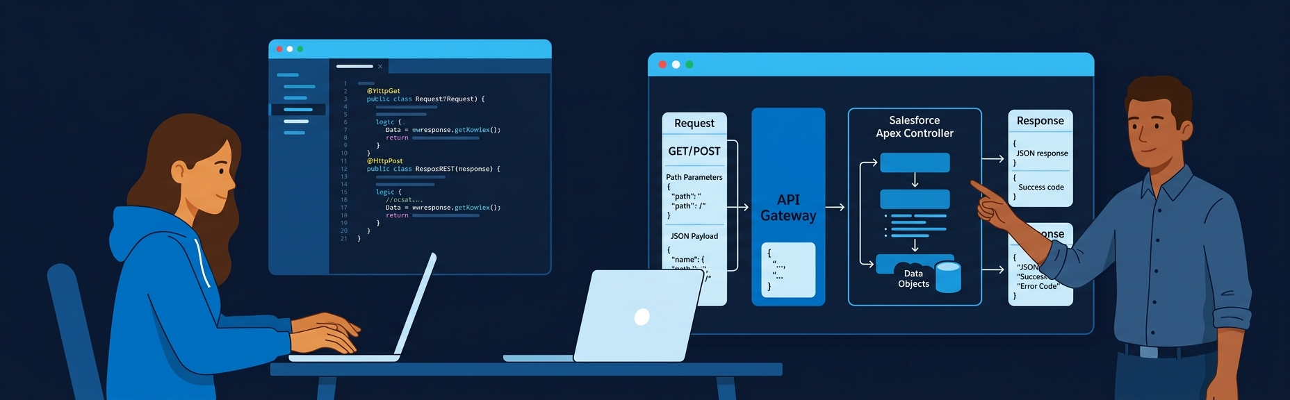 Banner for Building Custom Apex REST Web Services From Scratch