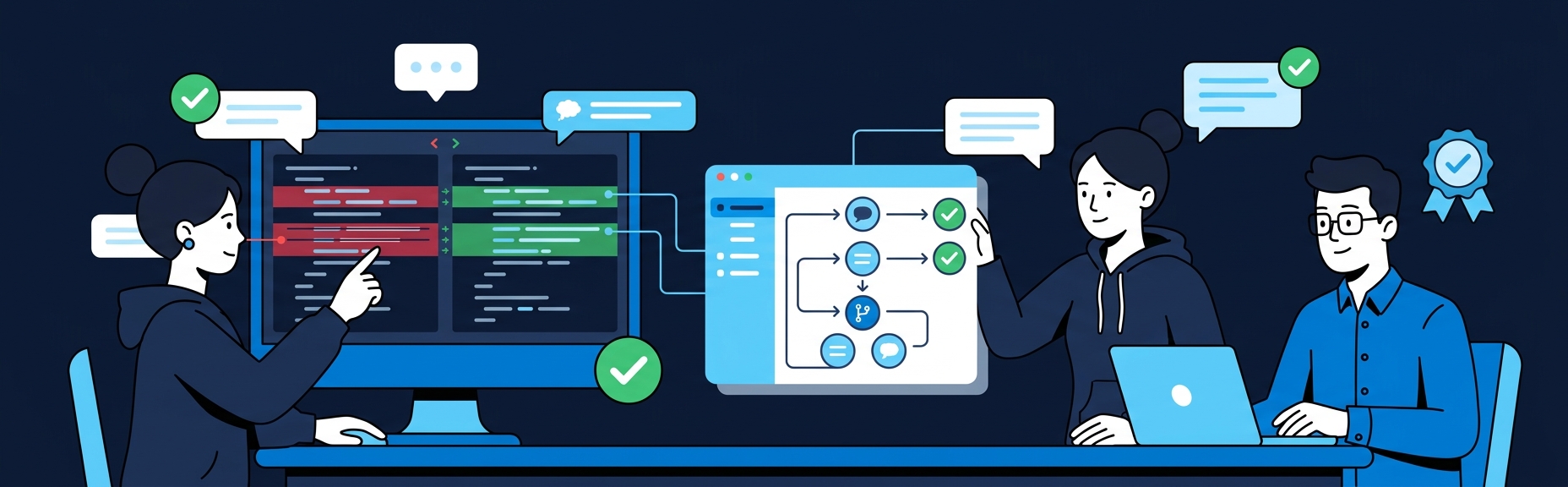 Banner for Code Reviews That Don't Waste Everyone's Time