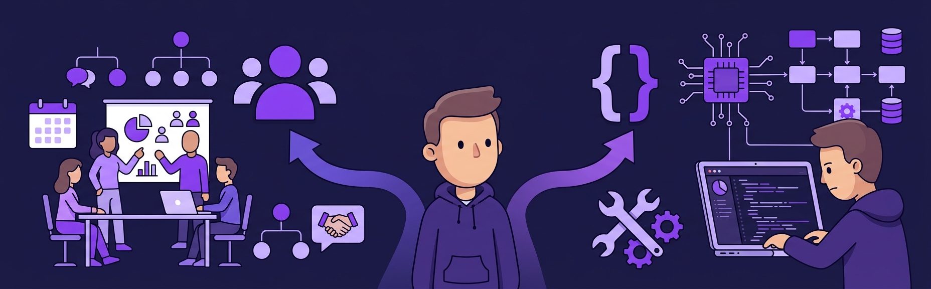 Banner for Engineering Manager vs Staff Engineer: Picking Your Path