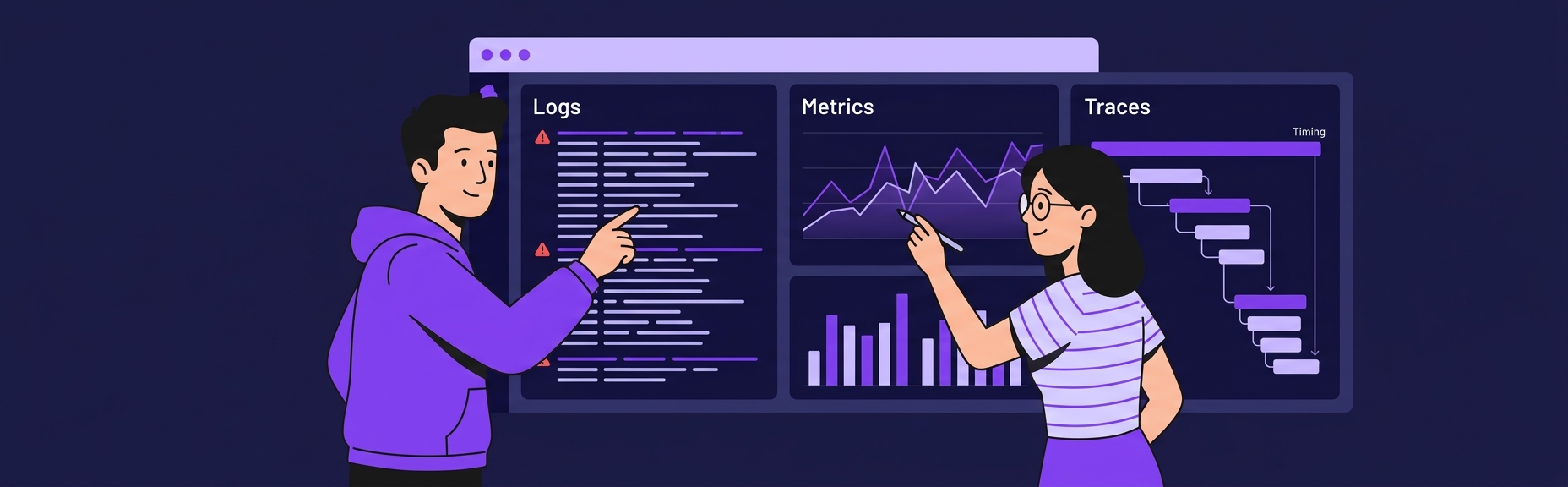 Banner for Observability: The Logs, Metrics, and Traces That Actually Matter