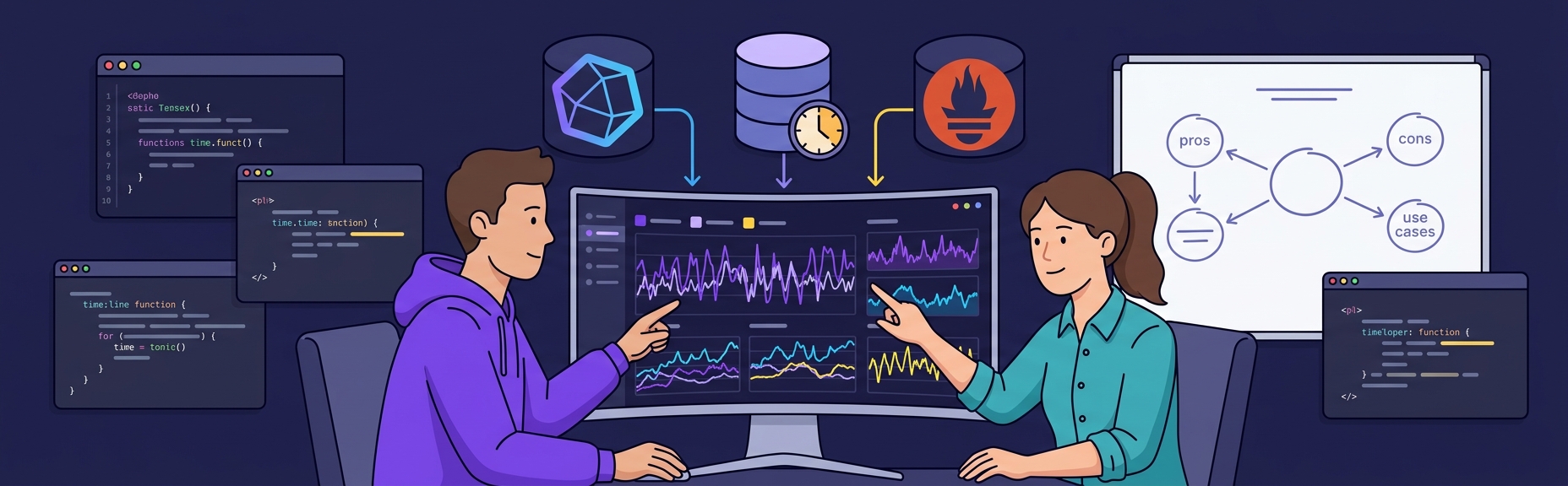 Banner for Time Series Databases: Choosing Between InfluxDB, TimescaleDB, and Prometheus