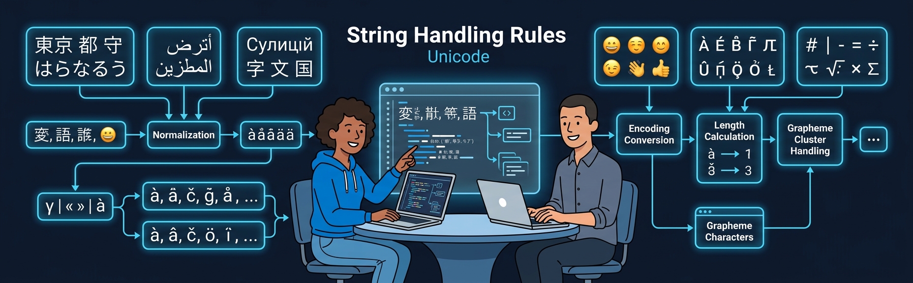 Banner for Unicode for Engineers: The String-Handling Rules You Actually Need